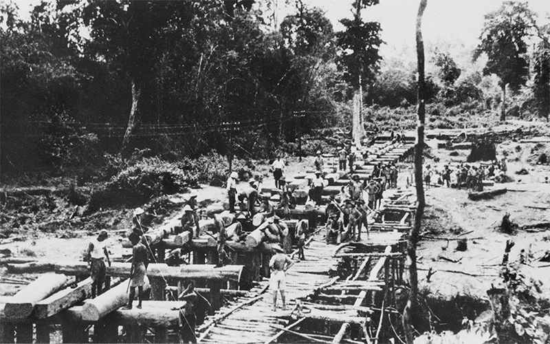 Very Rare Japanese Army Burma - Thailand Railway Completion