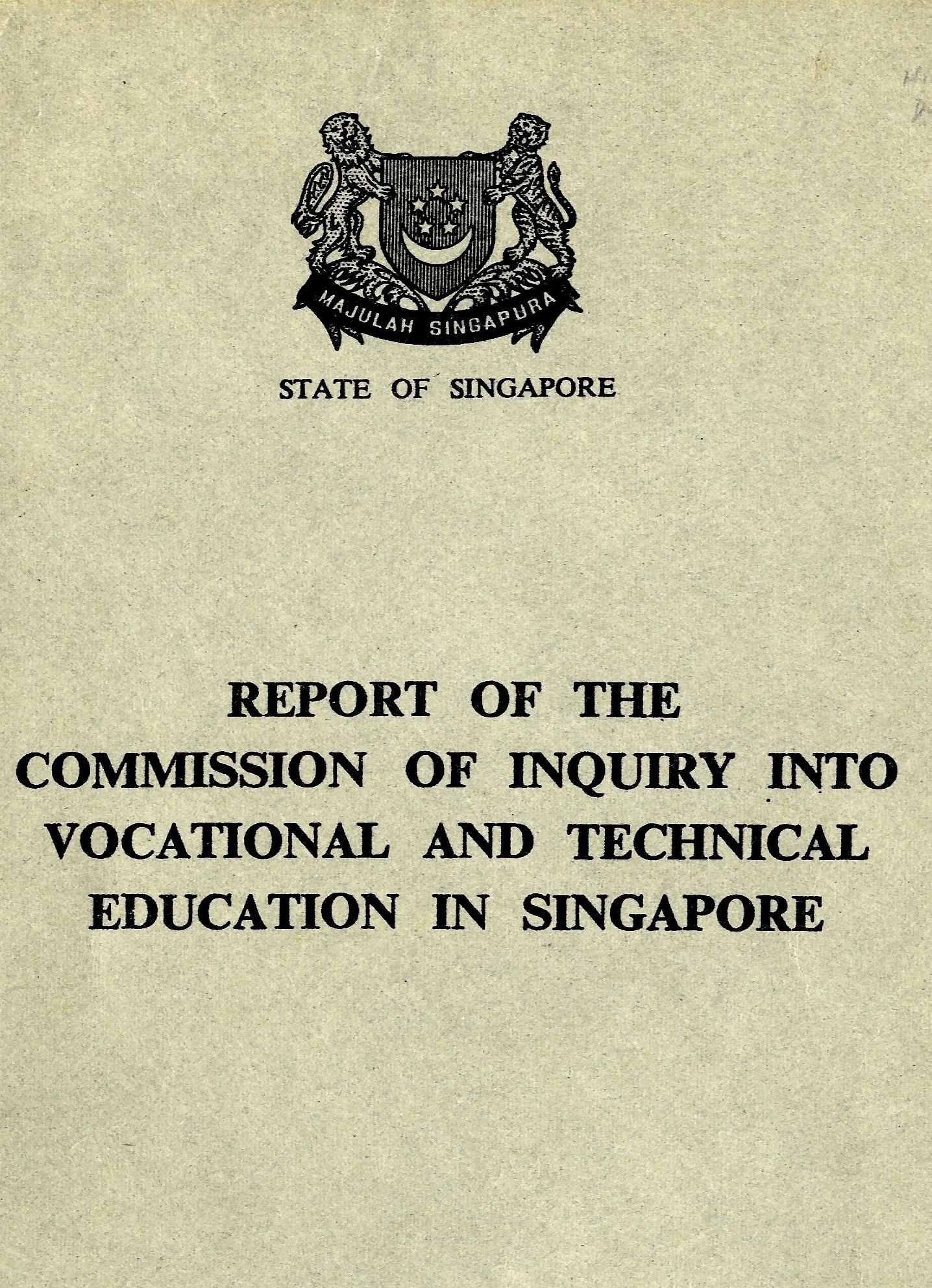 report on the ministry of education 1978